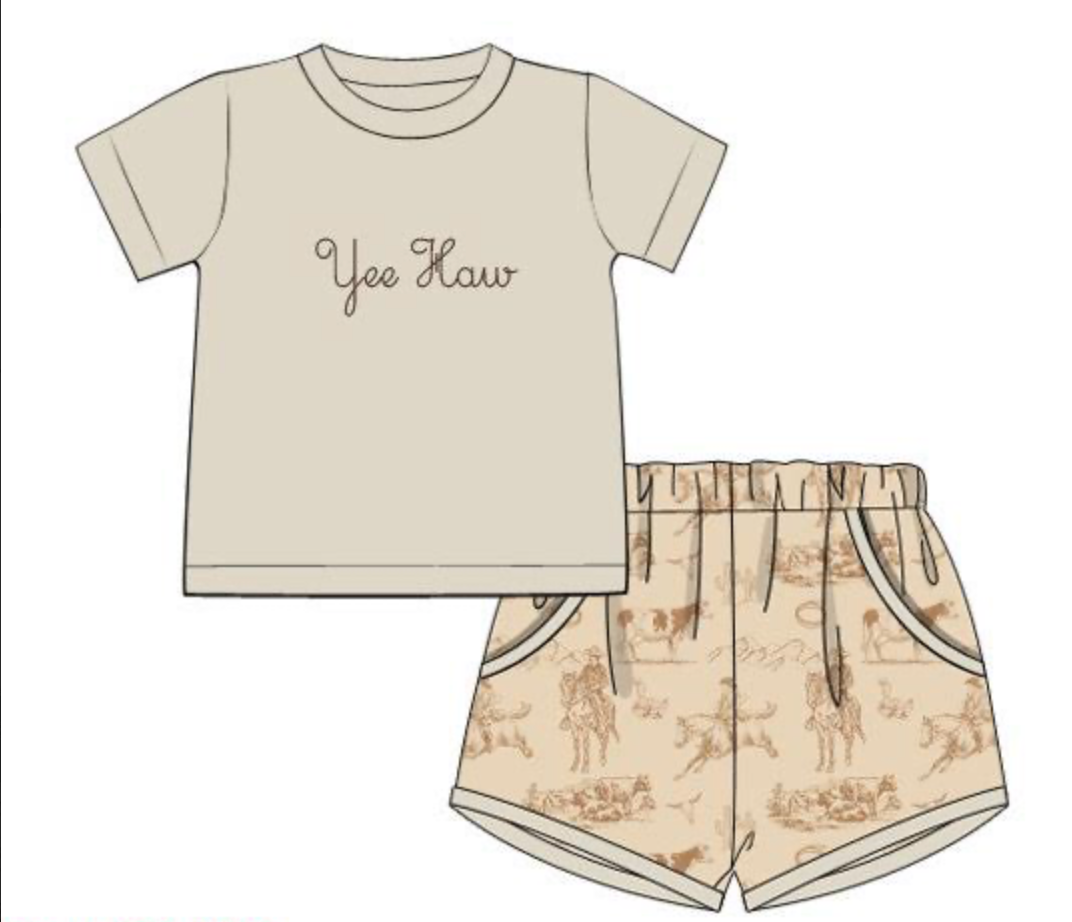 Yee Haw Short Set