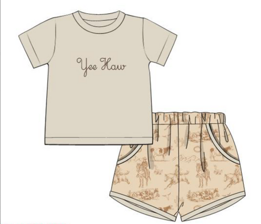 Yee Haw Short Set