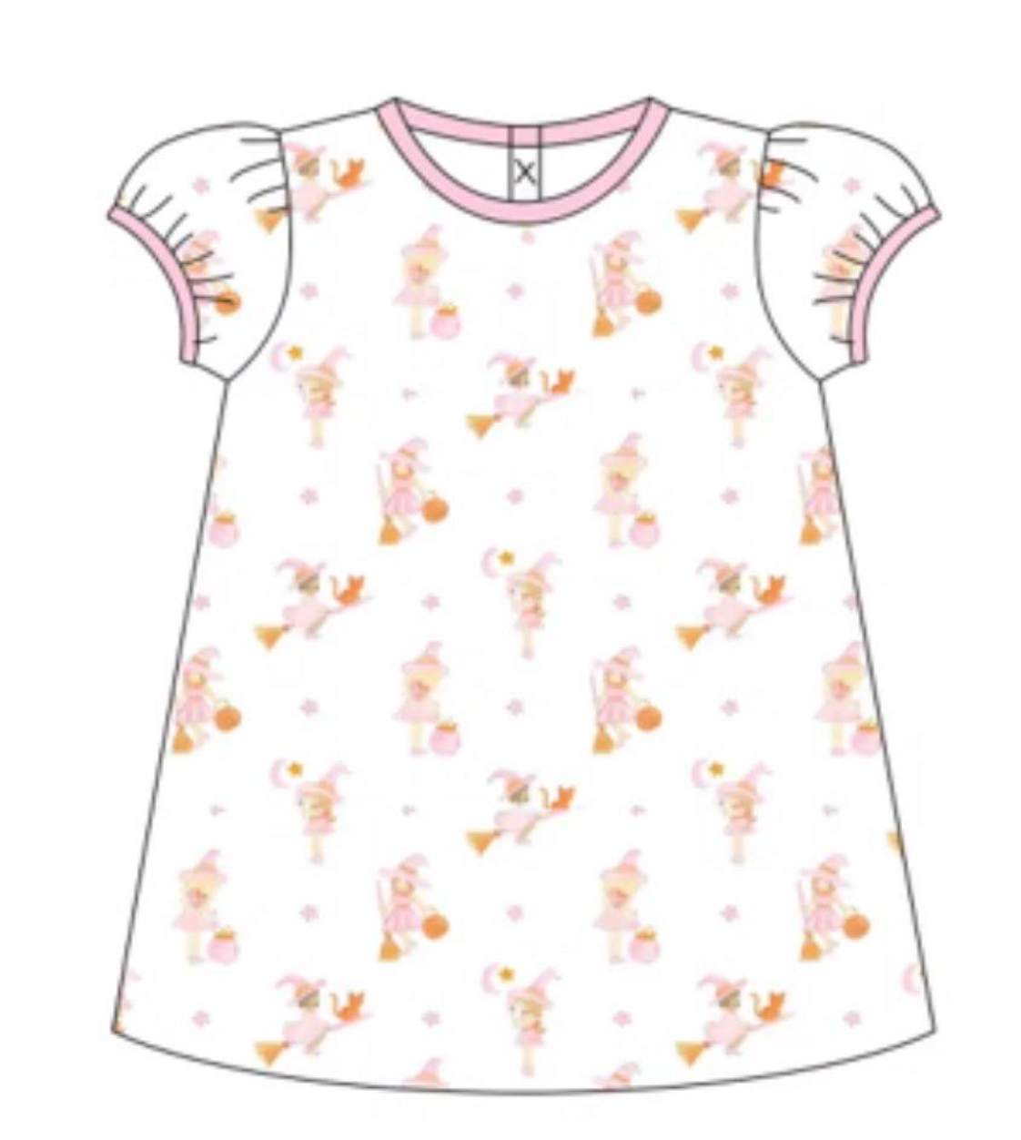 Starlight Spell Sisters Short Sleeve Dress