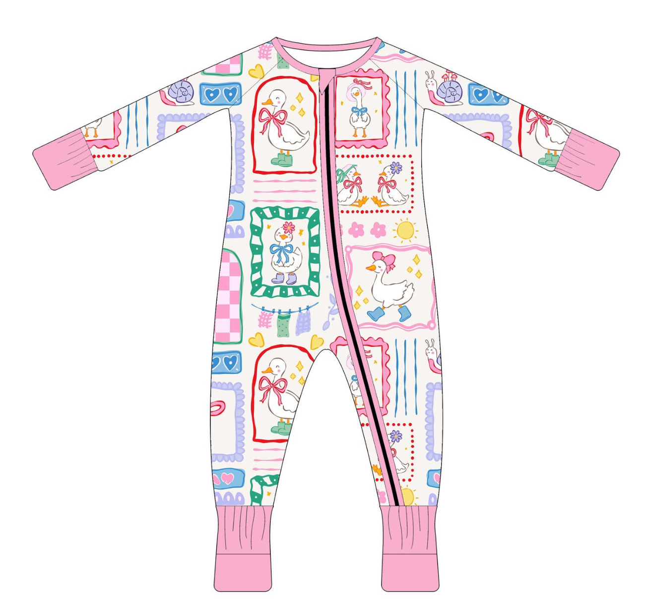 Silly Goose on the Loose Zippy Pajama