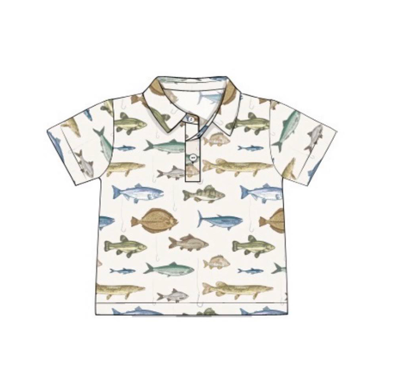 Printed Fish Shirt