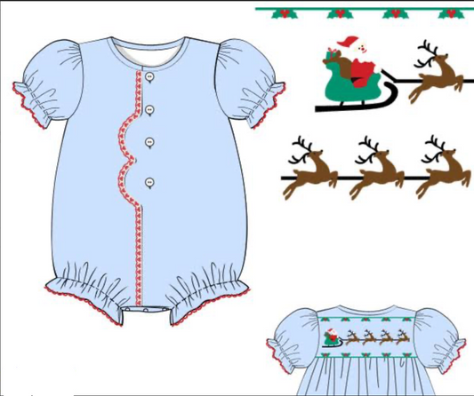 PREORDER: Here Comes Santa Claus Girls Bubble (ETA SEPTEMBER)