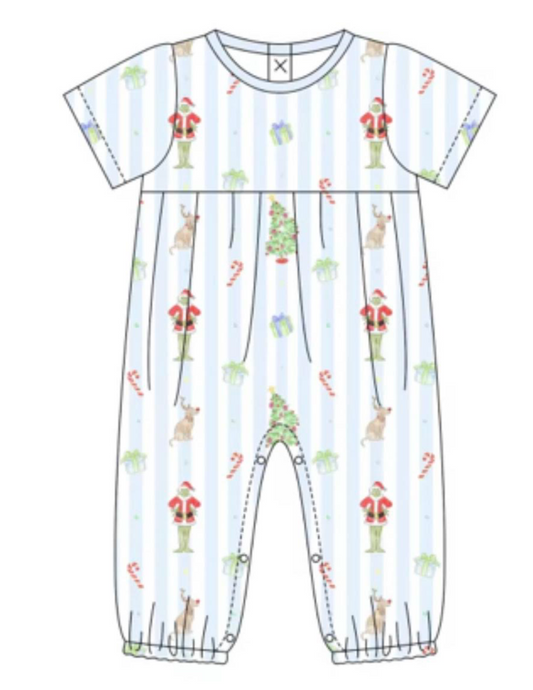 PREORDER: Merry Mister Grinch Boys Romper  (ETA September)
