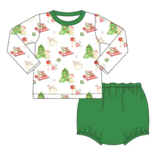 PREORDER: Puppy Love Christmas Boys Diaper Set(ETA SEPTEMBER)