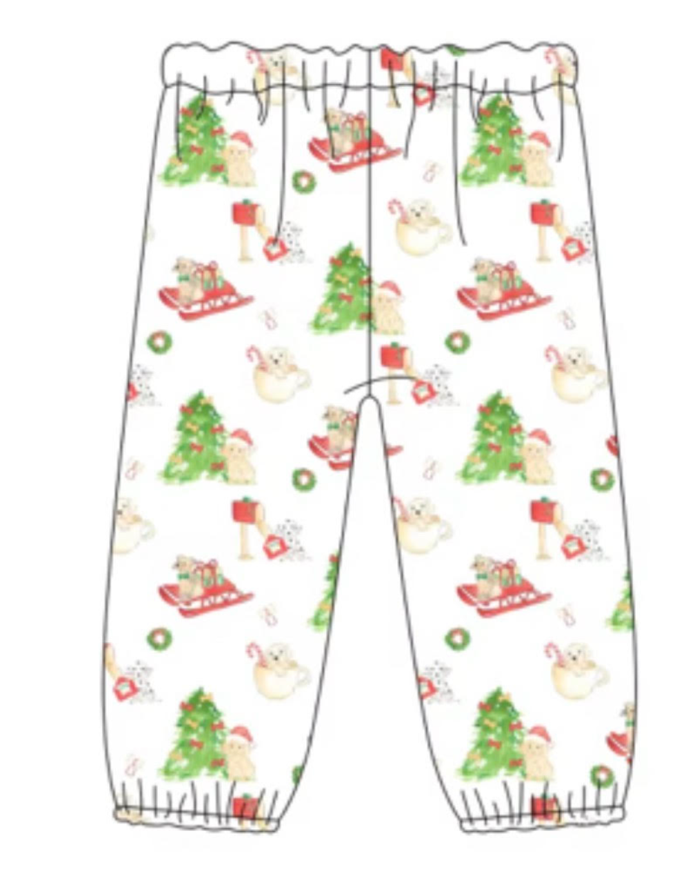 PREORDER: Puppy Love Christmas Boys Pant(ETA SEPTEMBER)