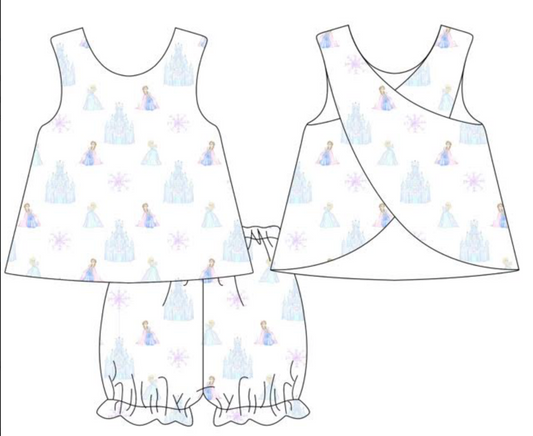 Snow Queen  Bloomer Set