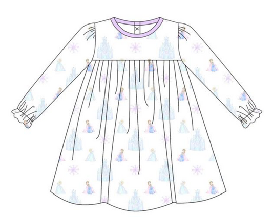 PREORDER: Long Sleeve Snow Queen Dress (ETA OCTOBER)