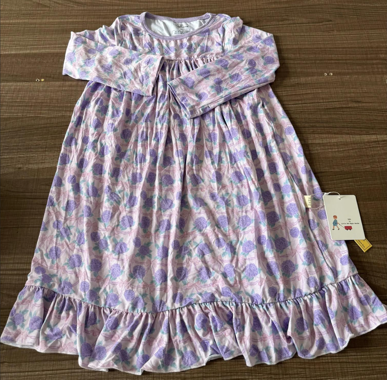 Purple Hydrangea Gown