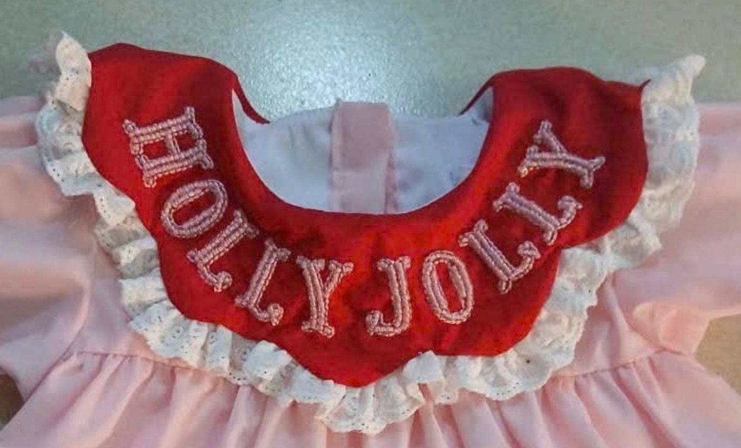 Holly Jolly Beaded Bloomer Set