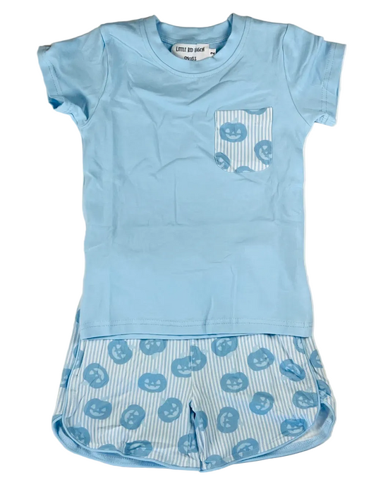 Boys Happy Pumpkin Short Set