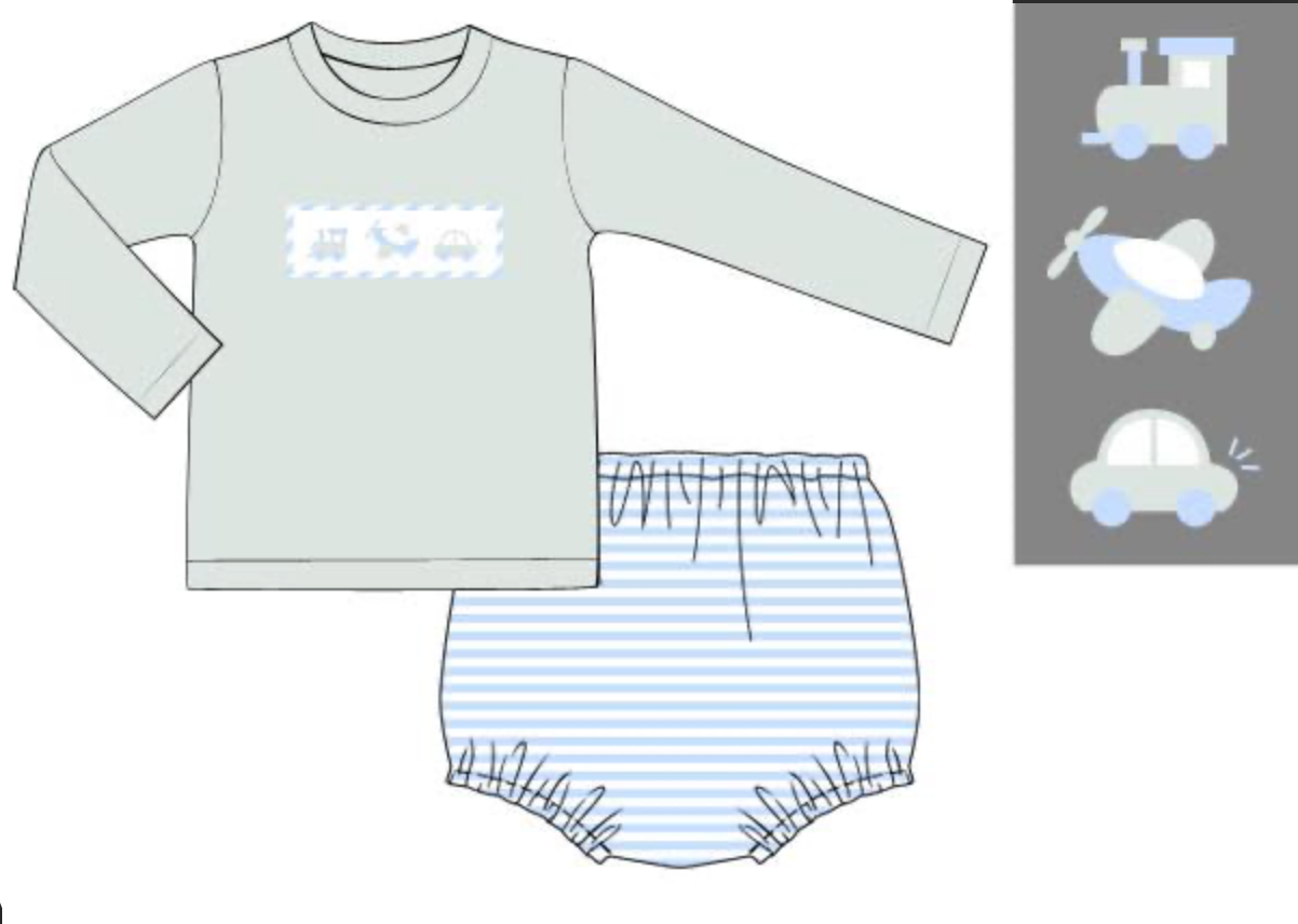 PREORDER: Things that Go Diaper Set (ETA DECEMBER)