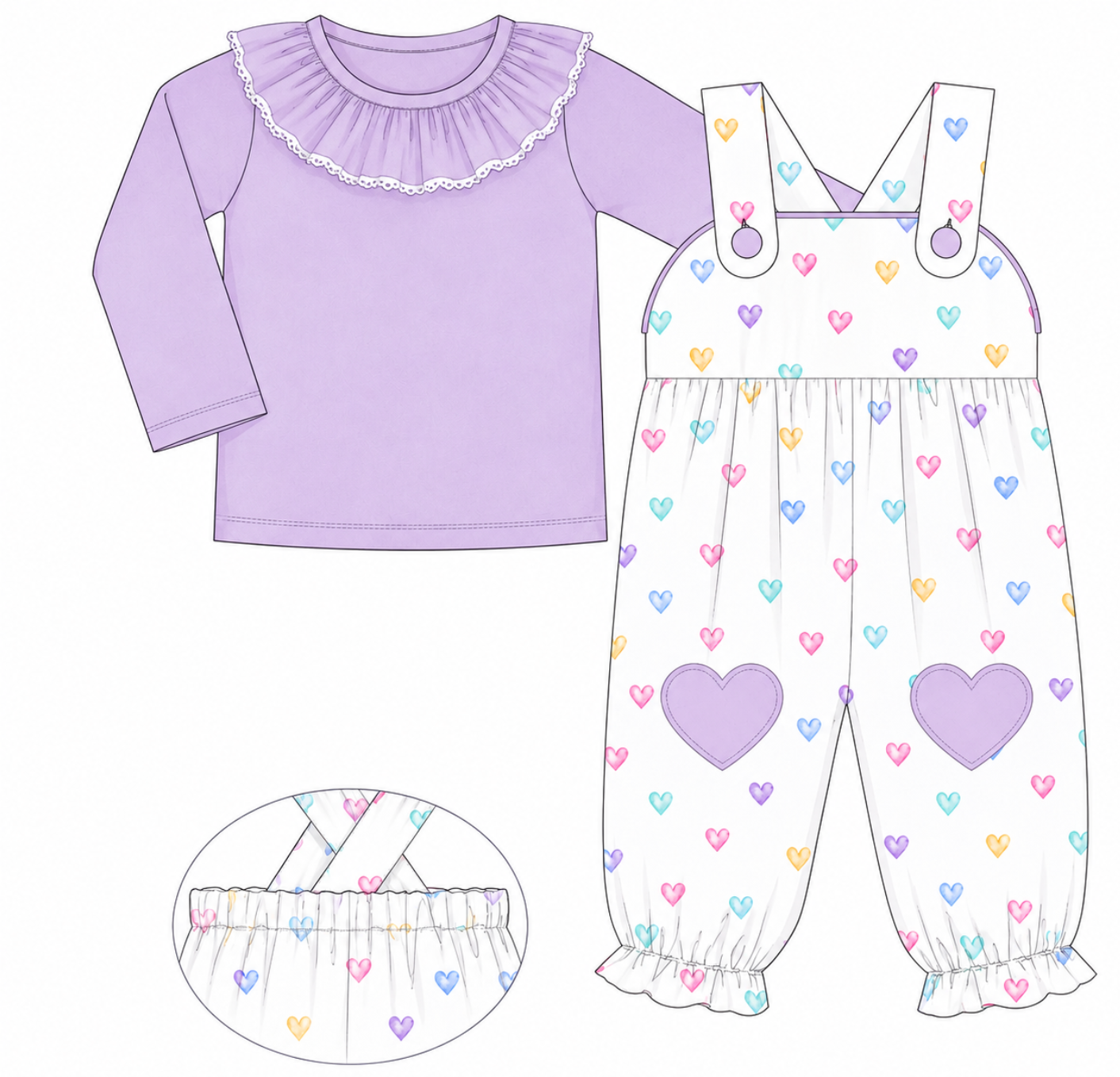 PREORDER: Heartstrings Overalls (ETA DECEMBER)