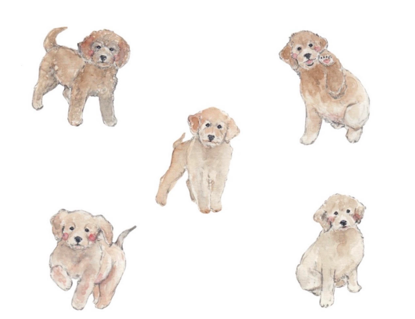 PREORDER: Happy Pups Smocked Diaper Set (ETA DECEMBER)