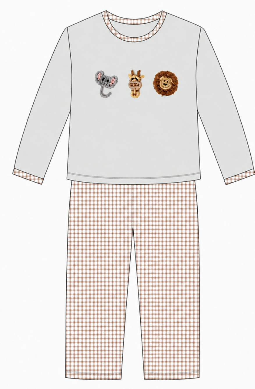PREORDER: Take me to the Zoo Pant Set (ETA DECEMBER)