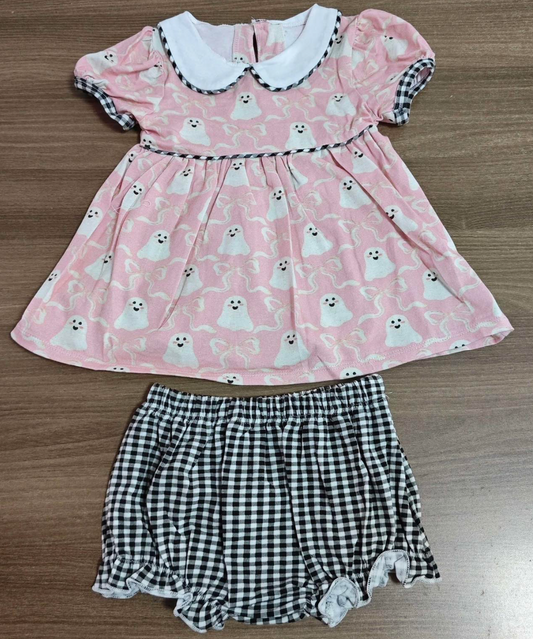 printed ghost bloomer set