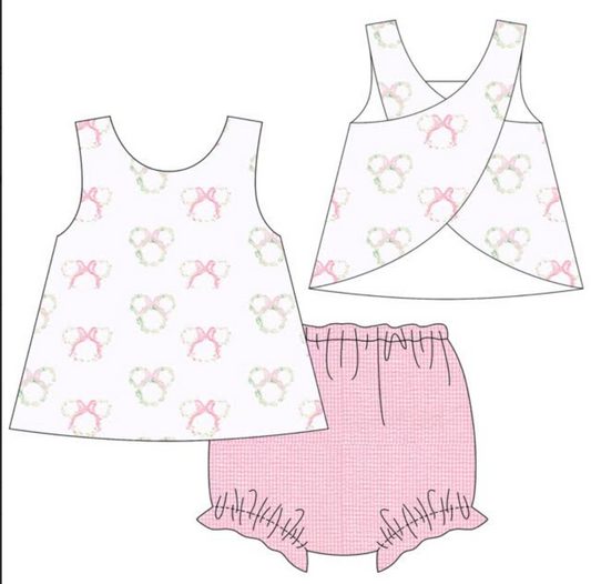 PREORDER:Petite Mouse Swing Back Bloomer Set (ETA DECEMBER)