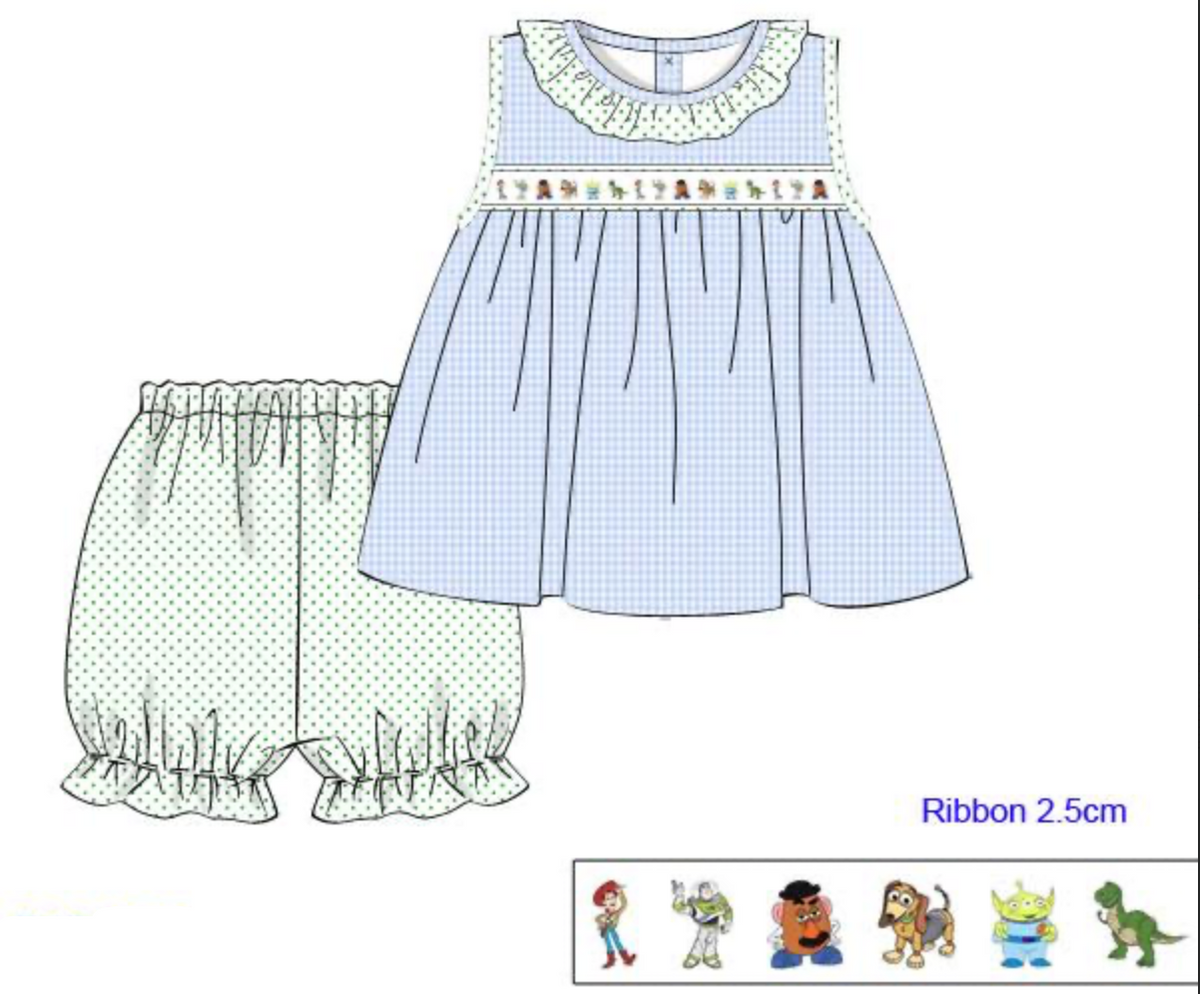 PREORDER: Toys and Friends Woven Ribbon Bloomer Set (ETA: January)