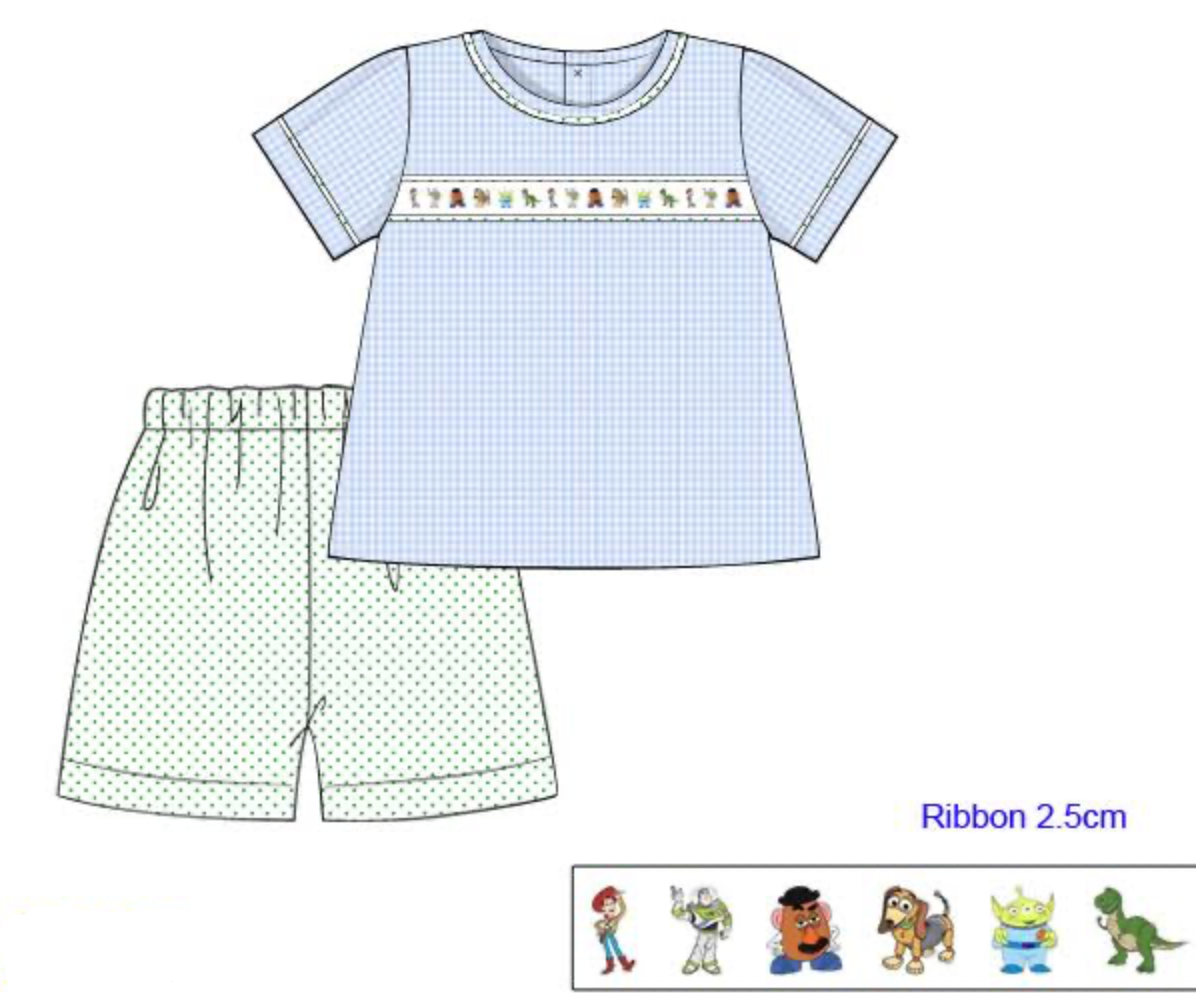 PREORDER: Toys and Friends Woven Ribbon Short Set  (ETA: January)