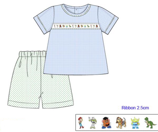 Toys and Friends Woven Ribbon Short Set  (ETA: January)