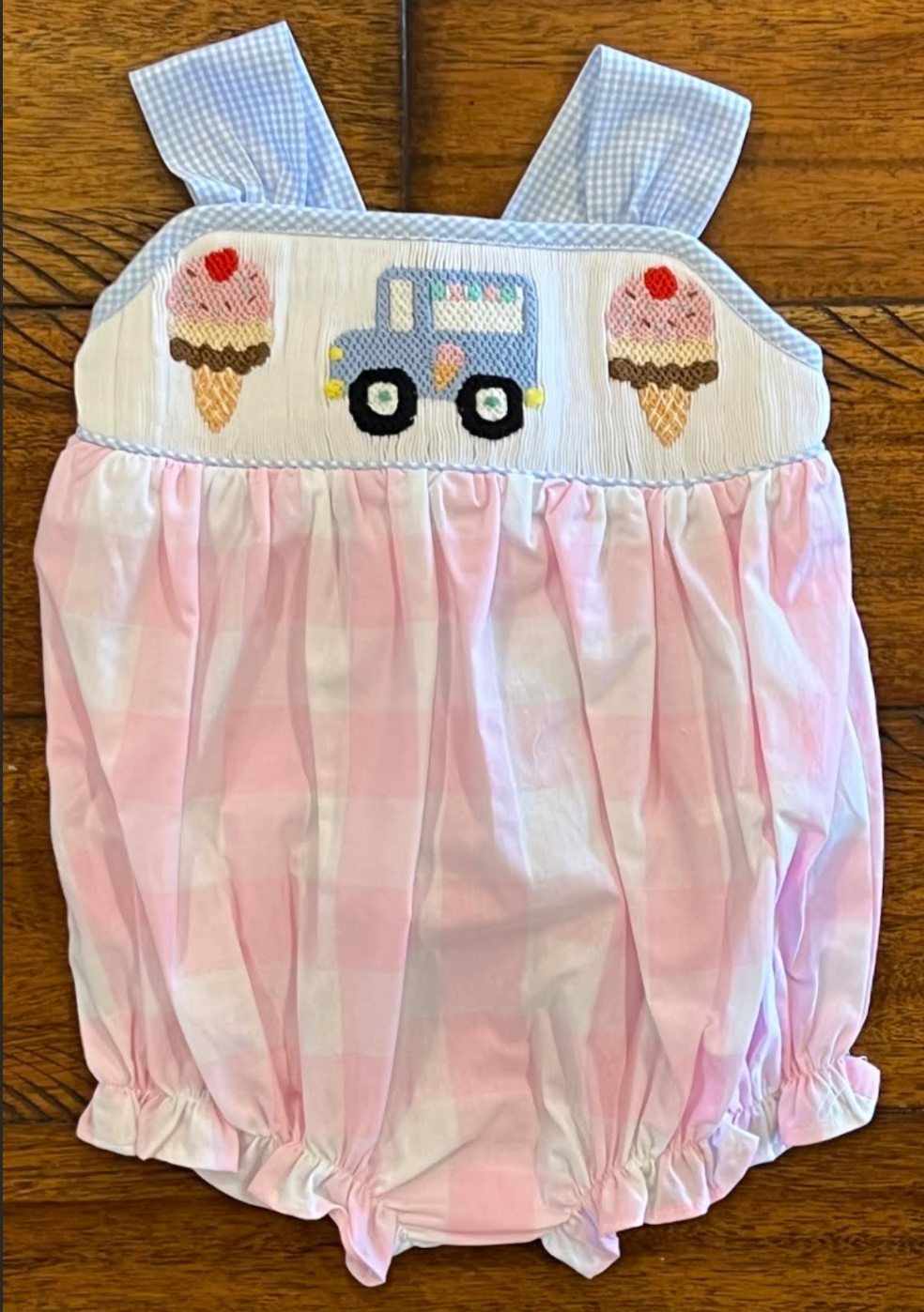 Ice Cream Smocked Bubble